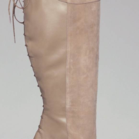 Brand new Bebe Danica over the knee boots sz 9 tan - Picture 4 of 8